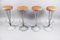 Bar Stools by Piet Hein for Fritz Hansen, 1960s, Set of 4, Image 1