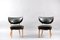 Mid-Century Danish Cocktail Wing Chairs, Set of 2 1