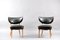 Mid-Century Danish Cocktail Wing Chairs, Set of 2, Image 1