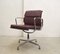 Aubergine EA208 Soft Pad Chairs by Charles & Ray Eames for Vitra, 2000s, Set of 8 4