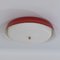 Large Red Ceiling Lamp for Indoor by Bent Karlby, 1960s 3