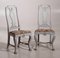 Swedish Rococo Style Chairs, 19th Century, Set of 6 1