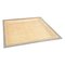 Large Square Acrylic Glass and Rattan Tray, Image 1