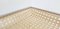 Large Square Acrylic Glass and Rattan Tray 5