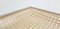 Large Square Acrylic Glass and Rattan Tray, Image 5