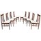 Chaises de Salle à Manger en Palissandre par Arne Vodder, Danemark, 1960s, Set de 8 1