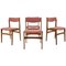 Danish Teak Dining Chairs, Set of 4, 1960s 1
