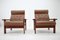 Mid-Century Leather Armchairs, Czechoslovakia, 1970s, Set of 2, Image 5