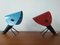 Mid-Century Table Lamps by Ernst Igl for Hillebrand, 1950s, Set of 2, Image 2