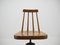 Mid-Century Wood Revolving Chair, Czechoslovakia, 1970s 4