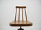 Mid-Century Wood Revolving Chair, Czechoslovakia, 1970s, Image 4