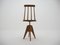 Mid-Century Wood Revolving Chair, Czechoslovakia, 1970s 7