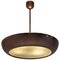 Functionalist Brass Pendant UFO by Josef Hurka for Napako, 1930s, Image 1