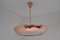 Functionalist Brass Pendant UFO by Josef Hurka for Napako, 1930s 6