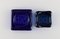 Low Bowls in Blue Art Glass by Erik Höglund for Kosta Boda, Set of 4, Image 2