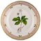 Assiette à Salade Flora Danica Royal Copenhagen en Porcelaine Peinte à la Main avec Fleurs 1