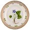 Assiette à Salade Flora Danica Royal Copenhagen en Porcelaine Peinte à la Main avec Fleurs 1