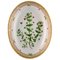 Flora Danica Ovale Servierschale aus handbemaltem Porzellan von Royal Copenhagen 1