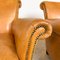 Vintage Cognac Sheep Leather Armchairs, Set of 2, Image 13