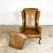 Vintage Cognac Leather Armchair 12