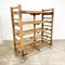 Vintage French Wooden Bakers Rack 10