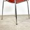 Chaise Pause Rouge par Busk & Hertzog pour Magnus Olesen 3