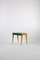 Table Console Mid-Century Verte avec Tabouret, Set de 2 6