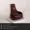 Rocking Chair et Tabouret de Something en Cuir Marron avec Espace de Rangement de Montis, Set de 2 2