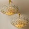 Large Glass Flush Mount Chandelier by J.T. Kalmar, 1960s, Image 12