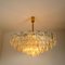 Large Glass Flush Mount Chandelier by J.T. Kalmar, 1960s, Image 10