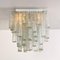 Hand Blown Square Flush Mount Chandeliers from Doria, 1960s, Set of 2, Image 2