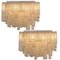 Hand Blown Square Flush Mount Chandeliers from Doria, 1960s, Set of 2, Image 16