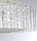 Large Clear Flush Mount Chandelier from Doria, 1960 11