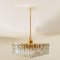 Large Palazzo Chandelier in Gilt Brass & Glass from Kalmar, Austria, 1970, Image 6