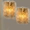 Lampade da parete Torciglione in vetro di Murano bianco e ottone, anni '60, set di 2, Immagine 13