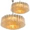 Chandeliers with 60 Glass Tubes from Doria, 1960s, Set of 2 1