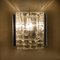 Wandlampen aus Messing & Glas von Doria, 1960er, 2er Set 6
