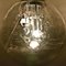 Large Hand Blown Bubble Glass Pendant Lights from Doria, 1970s, Set of 2, Image 7