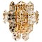 Large Gilt Brass & Faceted Crystal Sconce from Kinkeldey 2