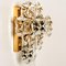 Large Gilt Brass & Faceted Crystal Sconce from Kinkeldey, Image 8