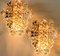 Large Gilt Brass & Faceted Crystal Sconce from Kinkeldey 6