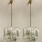 Large Modern 3-Tier Chrome & Ice Glass Chandeliers by J.T. Kalmar, Set of 2, Image 5