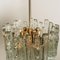 Large Modern 3-Tier Chrome & Ice Glass Chandeliers by J.T. Kalmar, Set of 2 15