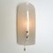 Mundgeblasene Massive Murano Wandlampe von JT Kalmar 2