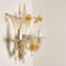 Rich Venetian Wall Sconces, Venice, Murano, 1960, Set of 2 12