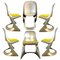 Space Metallic Age Chairs by Ostergaard, 1970, Set of 6, Image 1