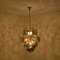 Smoked Glass and Brass Chandelier in the Style of Vistosi, Italy, 1970 14