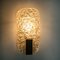 Lámpara de pared de cristal de Murano macizo de Hillebrand, 1960, Imagen 7