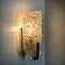 Lámpara de pared de cristal de Murano macizo de Hillebrand, 1960, Imagen 5