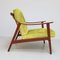 Fauteuil en Velours Lélièvre, Danemark, 1960s 6